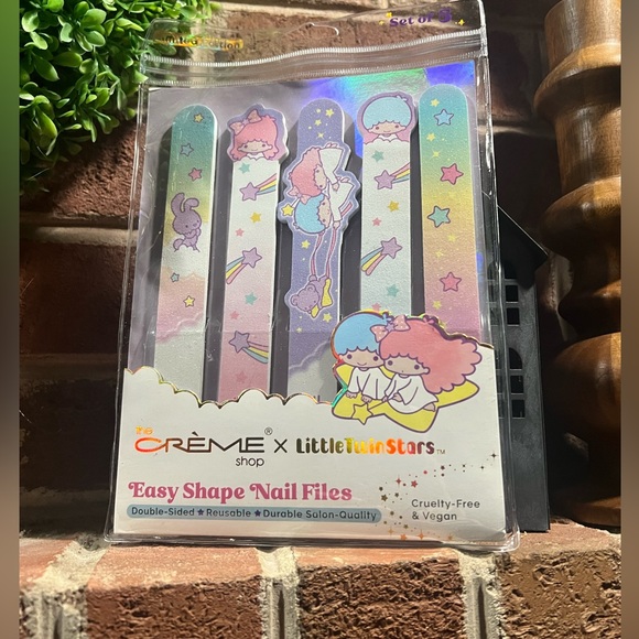 The Crème Shop - Little Twin Stars | Double-Sided Nail File - Set of 5 - Picture 3 of 5